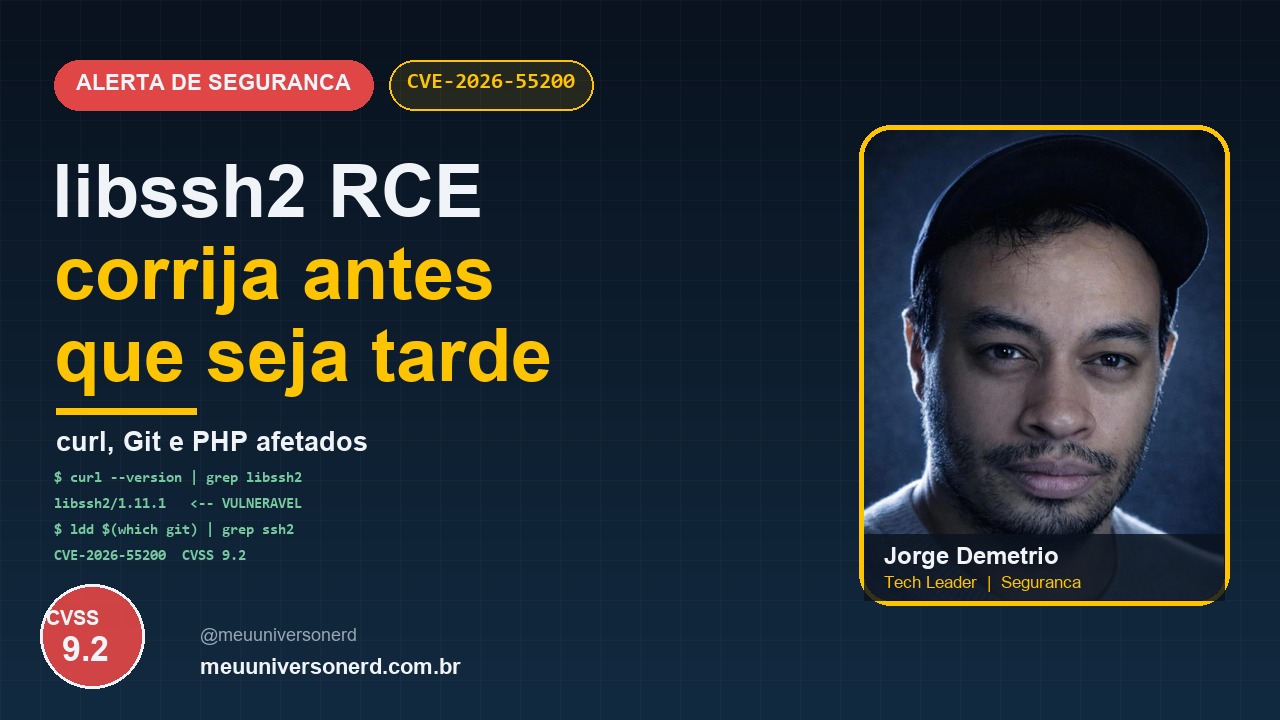 CVE-2026-55200: corrija o libssh2 antes que seja tarde